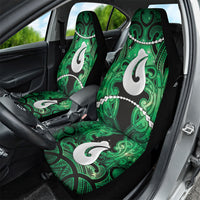 Maori Matariki Hei Matau Kakariki Car Seat Cover Maori Kowhaiwhai Pattern Galaxy