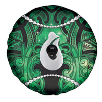 Maori Matariki Hei Matau Kakariki Spare Tire Cover Maori Kowhaiwhai Pattern Galaxy