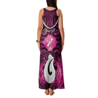Personalised Maori Matariki Hei Matau Mawhero Family Matching Tank Maxi Dress and Hawaiian Shirt Maori Kowhaiwhai Pattern Galaxy LT01 - Polynesian Pride