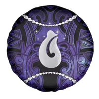 Maori Matariki Hei Matau Waiporoporo Spare Tire Cover Maori Kowhaiwhai Pattern Galaxy LT01 - Polynesian Pride