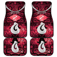 Personalised Maori Matariki Hei Matau Whero Car Mats Maori Kowhaiwhai Pattern Galaxy