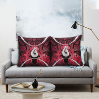 Maori Matariki Hei Matau Whero Pillow Cover Maori Kowhaiwhai Pattern Galaxy