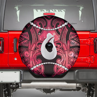 Maori Matariki Hei Matau Whero Spare Tire Cover Maori Kowhaiwhai Pattern Galaxy