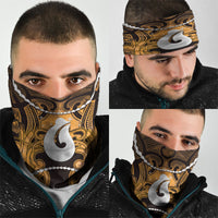Maori Matariki Hei Matau Kowhai Neck Gaiter Maori Kowhaiwhai Pattern Galaxy