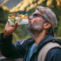 Hawaii Pineapple Tropical 4 in 1 Can Cooler Tumbler Luminous Hibiscus Plumeria