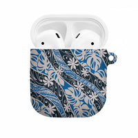Ninamu Tahiti Tiare Monstera AirPods Case Polynesian Pattern Curve Style - Polynesian Pride