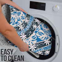 Ninamu Tahiti Tiare Monstera Bathroom Set Polynesian Pattern Curve Style - Polynesian Pride