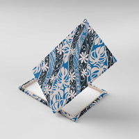 Ninamu Tahiti Tiare Monstera Canvas Wall Art Polynesian Pattern Curve Style - Polynesian Pride