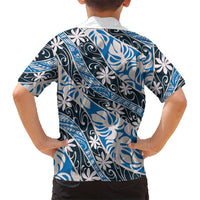 Ninamu Tahiti Tiare Monstera Family Matching Mermaid Dress and Hawaiian Shirt Polynesian Pattern Curve Style - Polynesian Pride