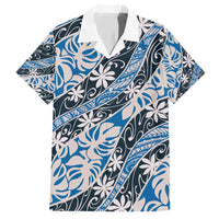 Ninamu Tahiti Tiare Monstera Family Matching Short Sleeve Bodycon Dress and Hawaiian Shirt Polynesian Pattern Curve Style - Polynesian Pride