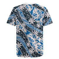Ninamu Tahiti Tiare Monstera Rugby Jersey Polynesian Pattern Curve Style - Polynesian Pride