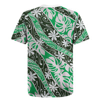 Matie Tahiti Tiare Monstera Rugby Jersey Polynesian Pattern Curve Style LT01 - Polynesian Pride