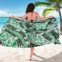 Matie Tahiti Tiare Monstera Sarong Polynesian Pattern Curve Style LT01 - Polynesian Pride