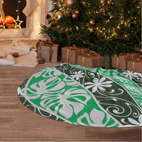 Matie Tahiti Tiare Monstera Tree Skirt Polynesian Pattern Curve Style LT01 - Polynesian Pride