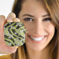 Olive Tahiti Tiare Monstera AirPods Case Polynesian Pattern Curve Style LT01 - Polynesian Pride