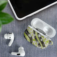 Olive Tahiti Tiare Monstera AirPods Case Polynesian Pattern Curve Style LT01 - Polynesian Pride