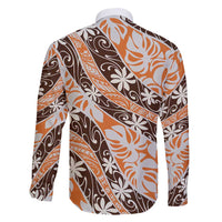 Puatou Tahiti Tiare Monstera Family Matching Short Sleeve Bodycon Dress and Hawaiian Shirt Polynesian Pattern Curve Style LT01 - Polynesian Pride