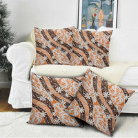 Puatou Tahiti Tiare Monstera Pillow Cover Polynesian Pattern Curve Style LT01 - Polynesian Pride