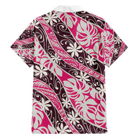 Tarona Tahiti Tiare Monstera Family Matching Off Shoulder Short Dress and Hawaiian Shirt Polynesian Pattern Curve Style - Polynesian Pride