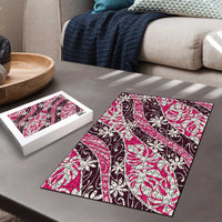 Tarona Tahiti Tiare Monstera Puzzle Polynesian Pattern Curve Style LT01 - Polynesian Pride