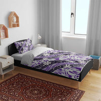 Vareau Tahiti Tiare Monstera Bedding Set Polynesian Pattern Curve Style LT01 - Polynesian Pride