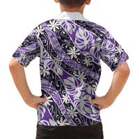 Vareau Tahiti Tiare Monstera Family Matching Off Shoulder Maxi Dress and Hawaiian Shirt Polynesian Pattern Curve Style - Polynesian Pride