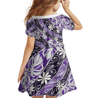 Vareau Tahiti Tiare Monstera Family Matching Off Shoulder Short Dress and Hawaiian Shirt Polynesian Pattern Curve Style - Polynesian Pride