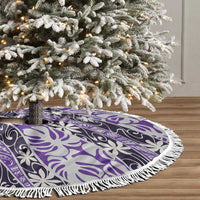 Vareau Tahiti Tiare Monstera Tree Skirt Polynesian Pattern Curve Style LT01 - Polynesian Pride