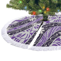 Vareau Tahiti Tiare Monstera Tree Skirt Polynesian Pattern Curve Style LT01 - Polynesian Pride
