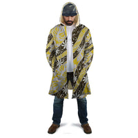 Rearea Tahiti Tiare Monstera Cloak Polynesian Pattern Curve Style - Polynesian Pride