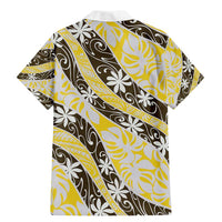 Rearea Tahiti Tiare Monstera Family Matching Mermaid Dress and Hawaiian Shirt Polynesian Pattern Curve Style - Polynesian Pride