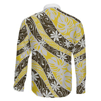 Rearea Tahiti Tiare Monstera Family Matching Puletasi and Hawaiian Shirt Polynesian Pattern Curve Style LT01 - Polynesian Pride