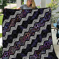Personalised Taniko Aotearoa Mix Paua Shell Quilt Niho Taniwha Lilac Glitter LT01 Purple - Polynesian Pride