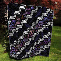Personalised Taniko Aotearoa Mix Paua Shell Quilt Niho Taniwha Lilac Glitter LT01 - Polynesian Pride