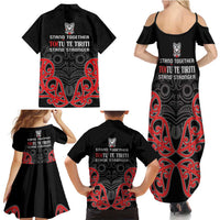 Toitu Te Tiriti 1840 Aotearoa Family Matching Summer Maxi Dress and Hawaiian Shirt Stand Together Stand Stronger LT01 - Polynesian Pride