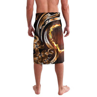 Personalised Polynesian Fiery Heart Lavalava Passionate Love