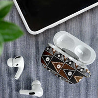 Fiji Brown Masi Pattern AirPods Case Fijian Tapa