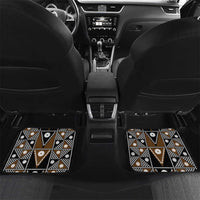 Fiji Brown Masi Pattern Car Mats Fijian Tapa