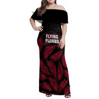 fiji-rugby-family-matching-off-shoulder-maxi-dress-and-hawaiian-shirt-flying-fijians-red-palm-tree-version