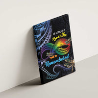 Polynesian Memorial Canvas Wall Art As Long As I Breathe You'll Be Remembered