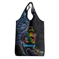 Polynesian Memorial Grocery Bag As Long As I Breathe You'll Be Remembered
