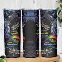 Personalised Polynesian Memorial Skinny Tumbler As Long As I Breathe You'll Be Remembered LT01 - Polynesian Pride
