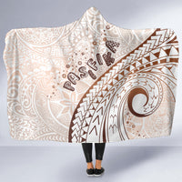 Pasifika Festival Hooded Blanket Vintage Tribal Pattern