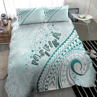 Pasifika Festival Bedding Set Tribal Pattern Teal Version