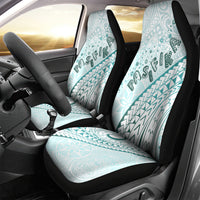 Pasifika Festival Car Seat Cover Tribal Pattern Teal Version