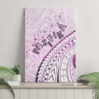 Pasifika Festival Canvas Wall Art Tribal Pattern Lilac Version
