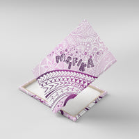 Pasifika Festival Canvas Wall Art Tribal Pattern Lilac Version