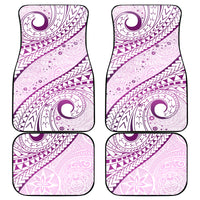 Pasifika Festival Car Mats Tribal Pattern Lilac Version