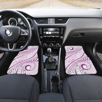 Pasifika Festival Car Mats Tribal Pattern Lilac Version