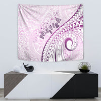 Pasifika Festival Tapestry Tribal Pattern Lilac Version